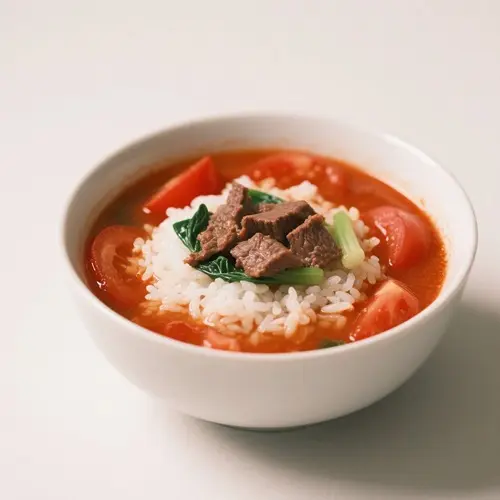 鮮茄牛肉湯飯